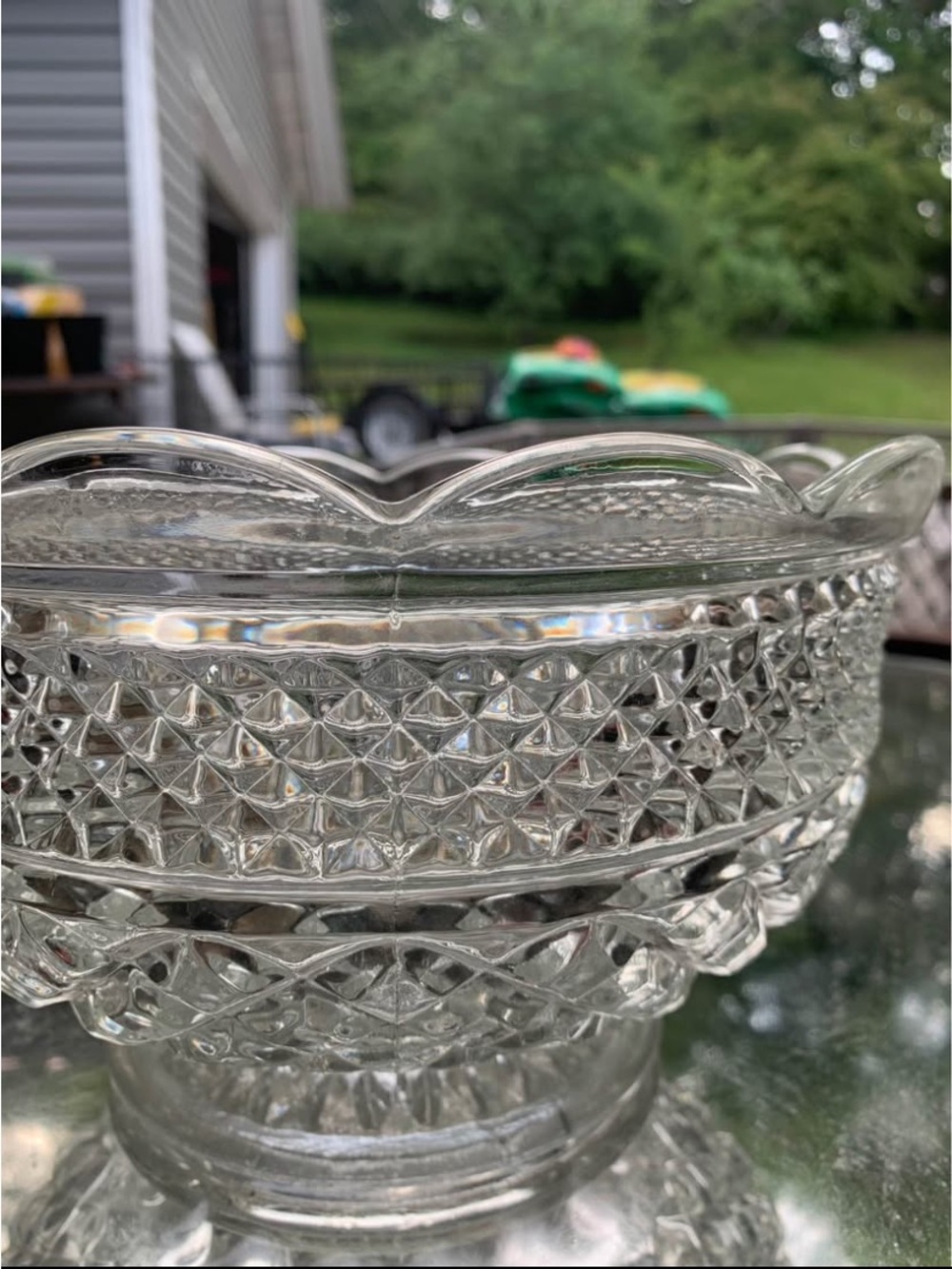 Anchor Hocking Wexford Large Footed Bowl